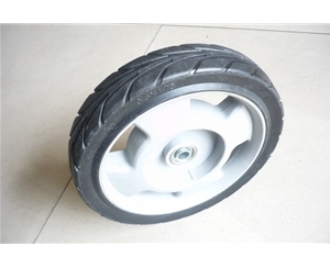 9.x1.75 Hollow rubber wheel, sleeve length 36