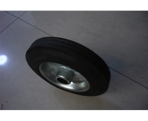 8 inch wheel and rubber ring trash can