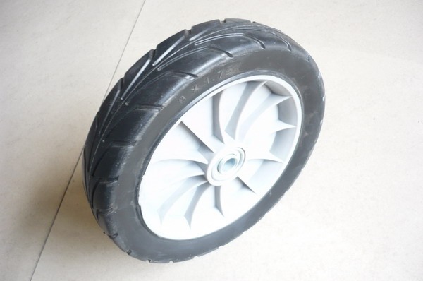 8x1.75 Hollow rubber wheel, front sleeve length 36
